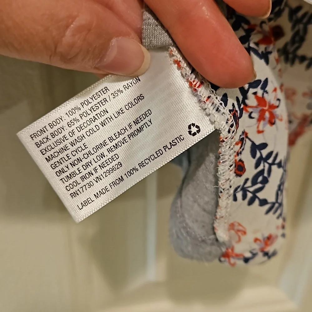 Xhilaration handkerchief style blouse Size XL - Picture 5 of 7